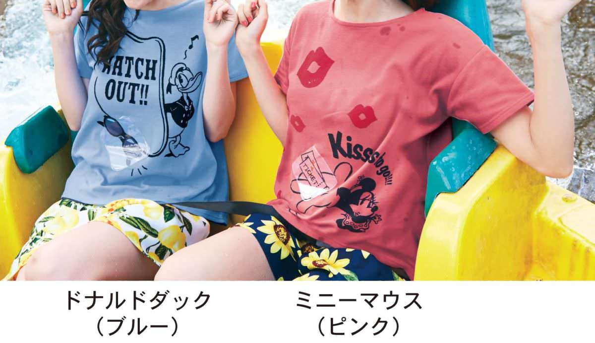 クリアポケット付き鹿の子Tシャツ