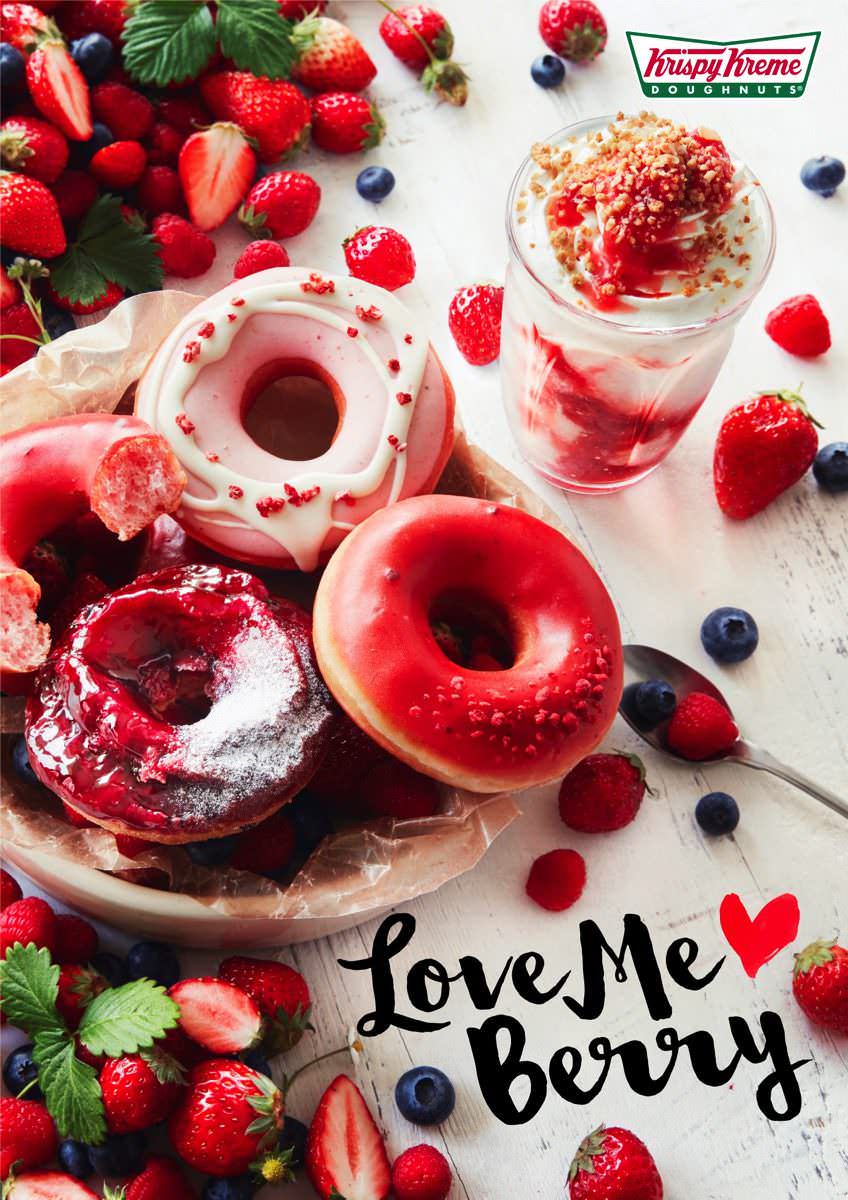 クリスピー・クリーム・ドーナツ「Love Me Berry」
