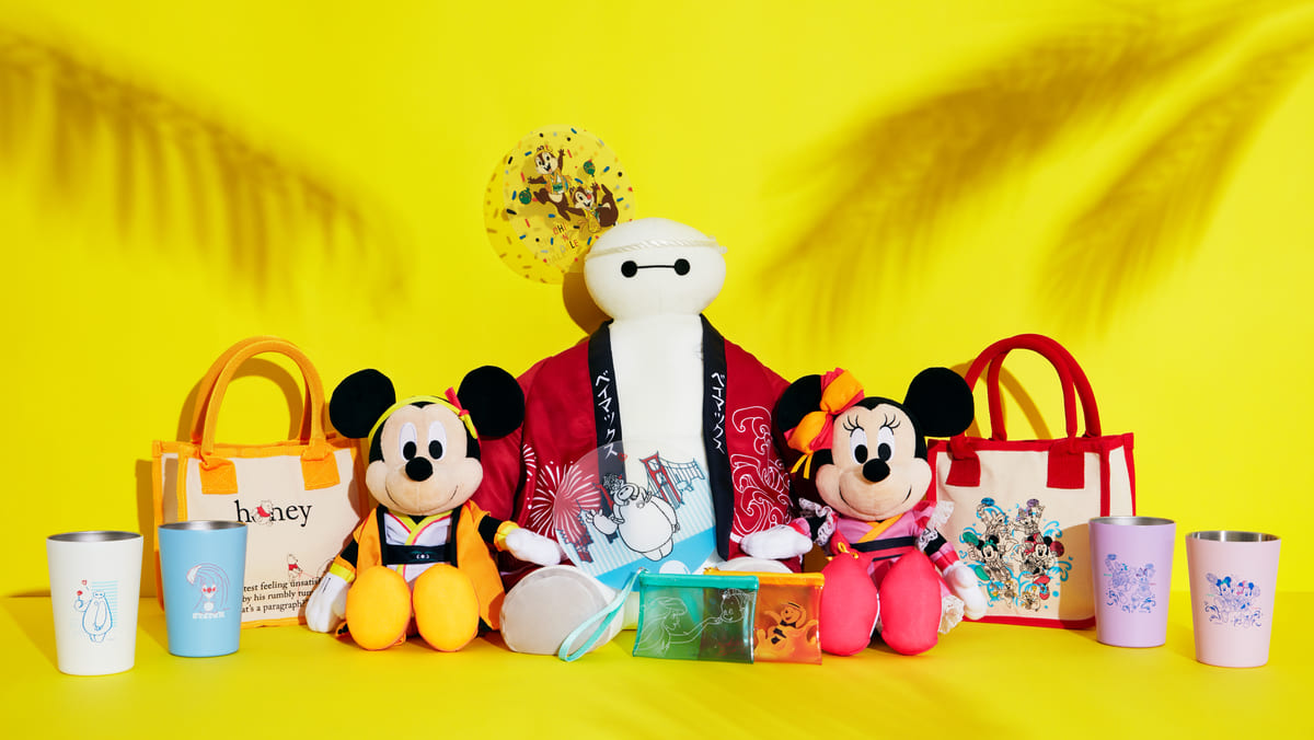 夏祭り衣装＆水しぶきがかわいい！Happyくじ「DISNEY SUMMER FESTIVAL