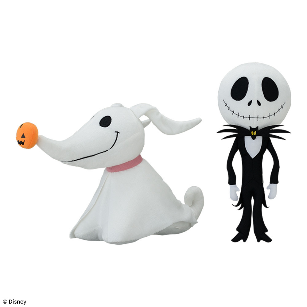 ジャックとゼロのぬいぐるみ！セガプライズ ディズニー『Tim Burton's The Nightmare Before Christmas』グッズ