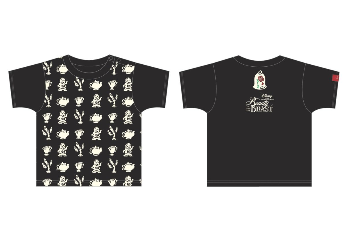 おそろコーデしやすいシルエットデザイン Tシャツのojico ディズニーコレクション 美女と野獣 Tシャツ Dtimes