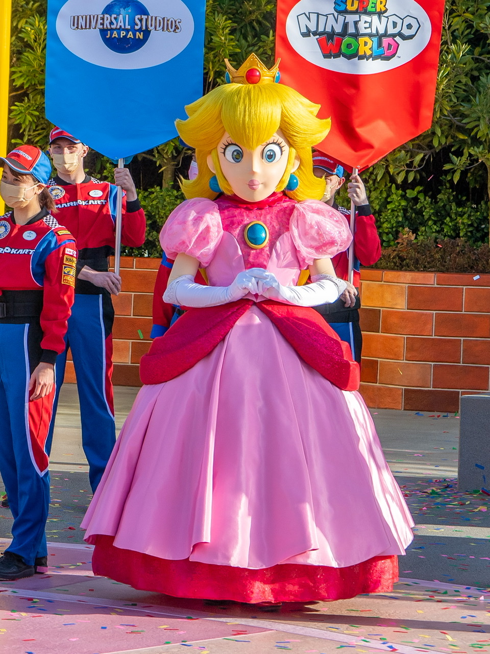 USJヨッシー 任天堂ワールド マリオカート ピーチ姫なりきりロンパース