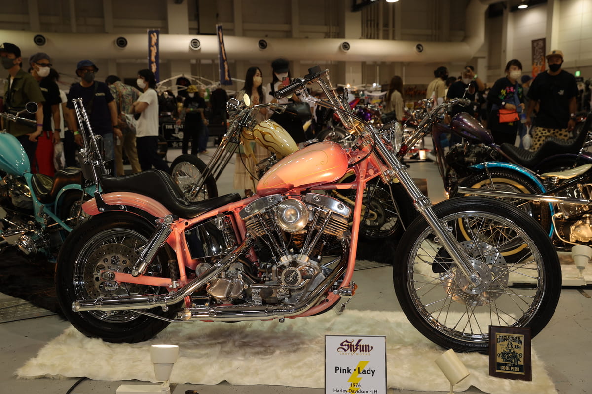 チョッパーバイクが一堂に集結！ポートアイランド「NEW ORDER CHOPPER SHOW 2022」