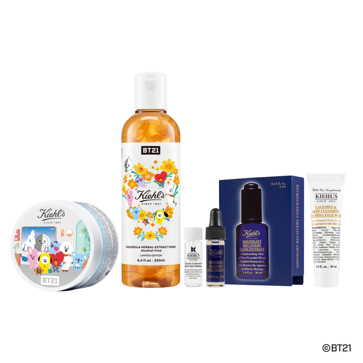 限定デザインのスキンケアグッズ！キールズ「BT21 MEETS KIEHL'S」第2弾