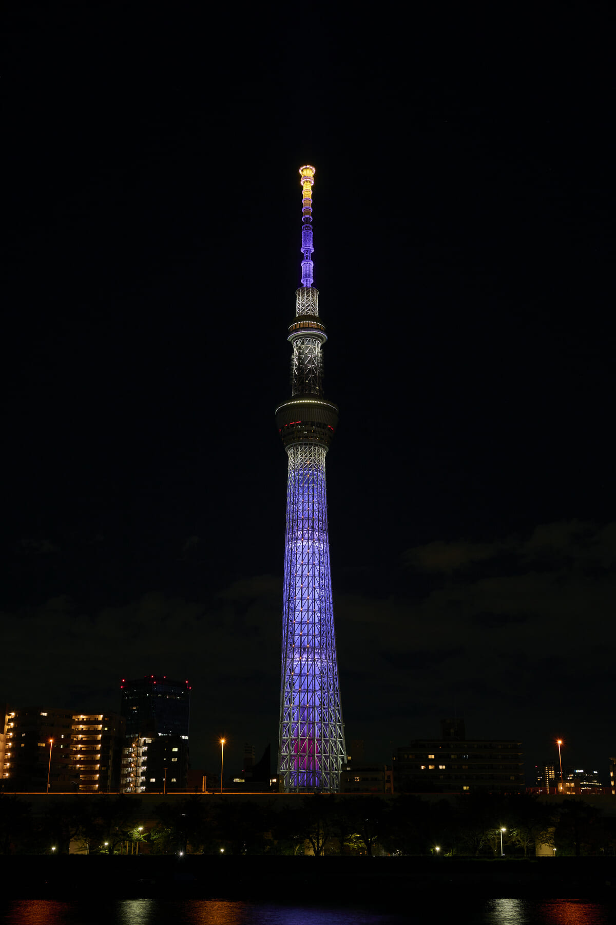 アーシャのイメージカラーでライトアップ！東京スカイツリー