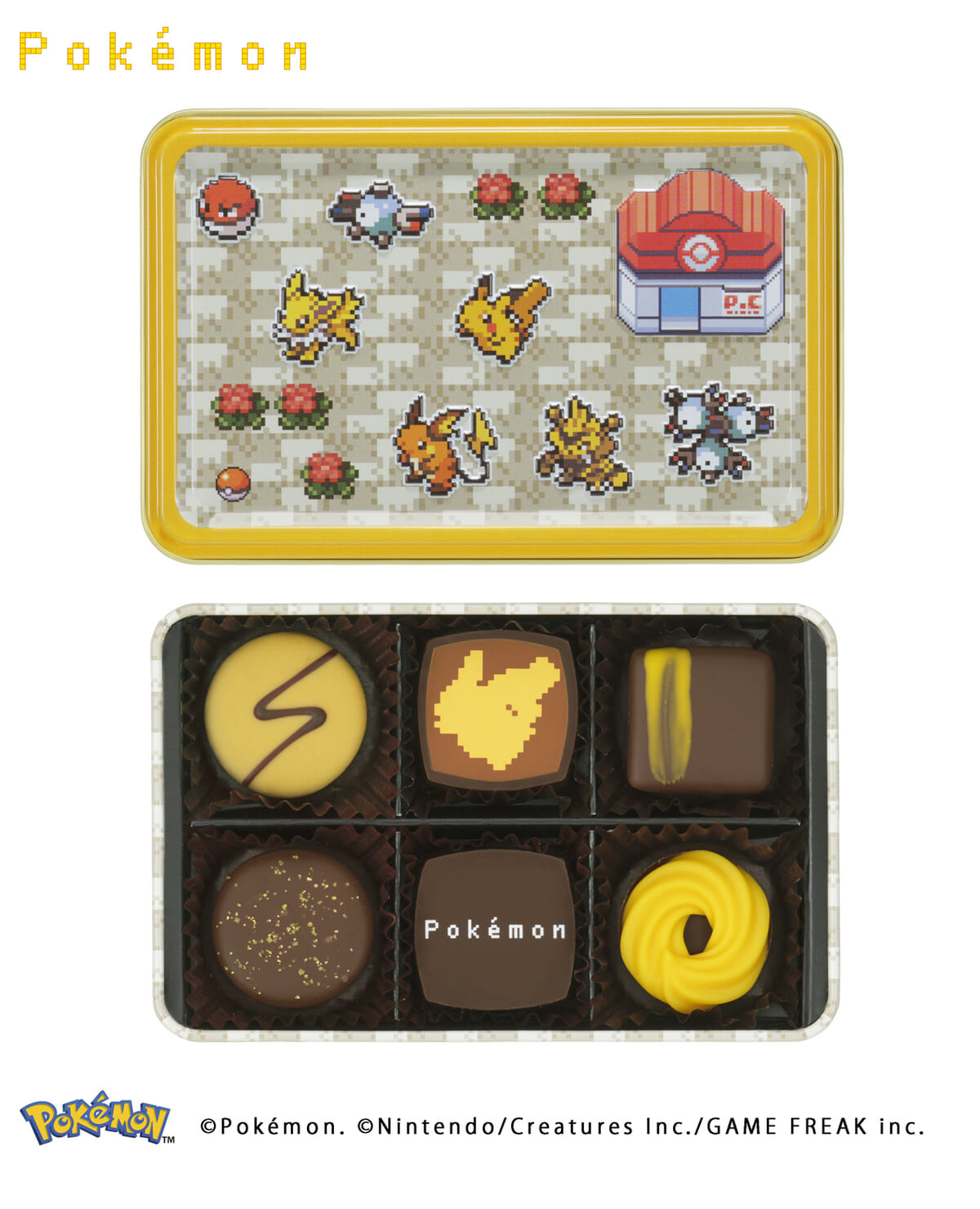 ドット絵の缶入りチョコが2024年も登場！メリーチョコレート ポケモン