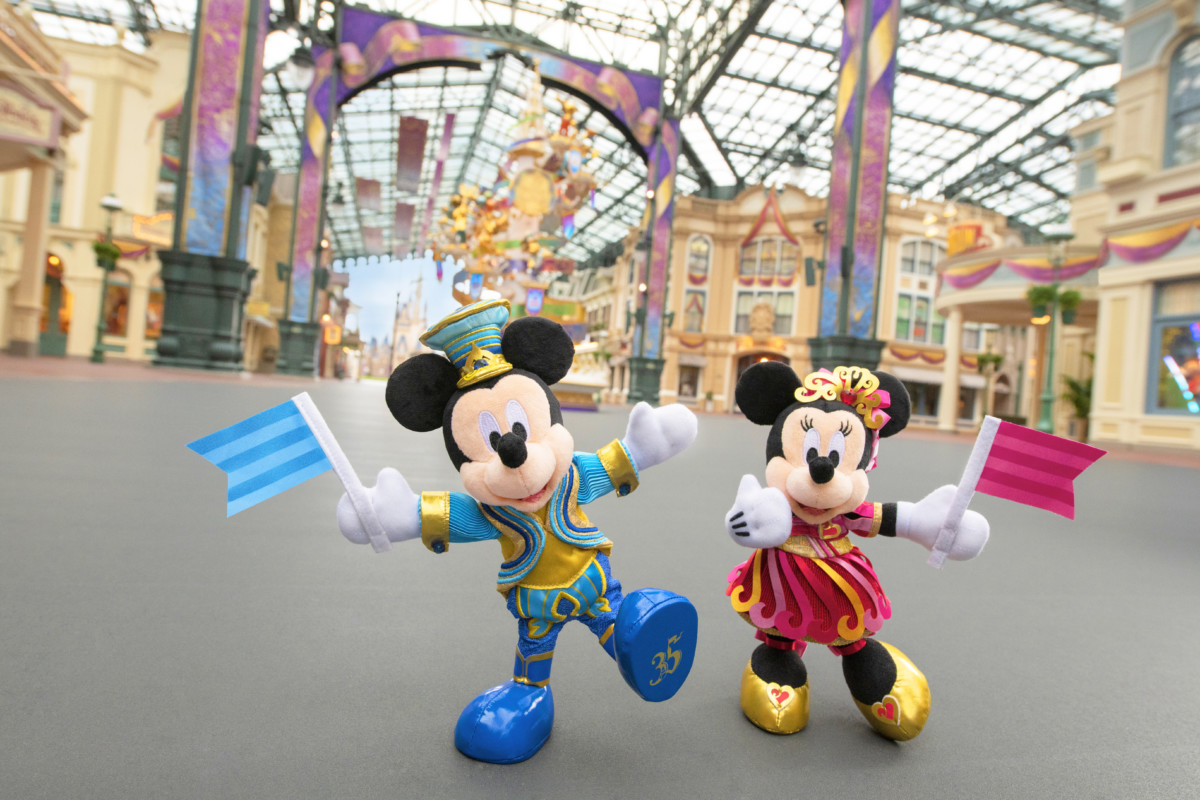 ミッキーとミニーのポーズがとれるぬいぐるみ！東京ディズニー