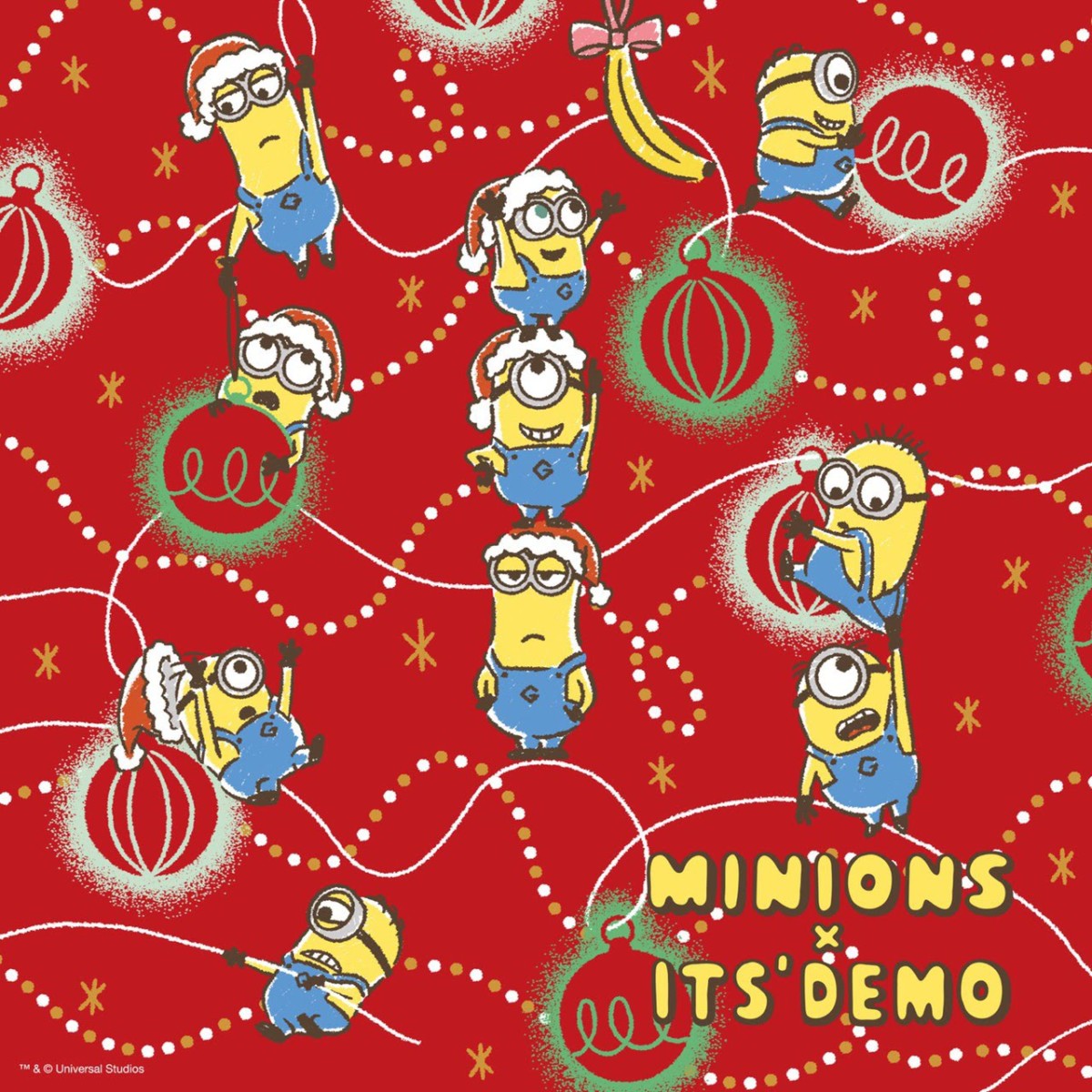 クリスマスや雪遊びがテーマ！ITS'DEMO(イッツデモ) 「ミニオン