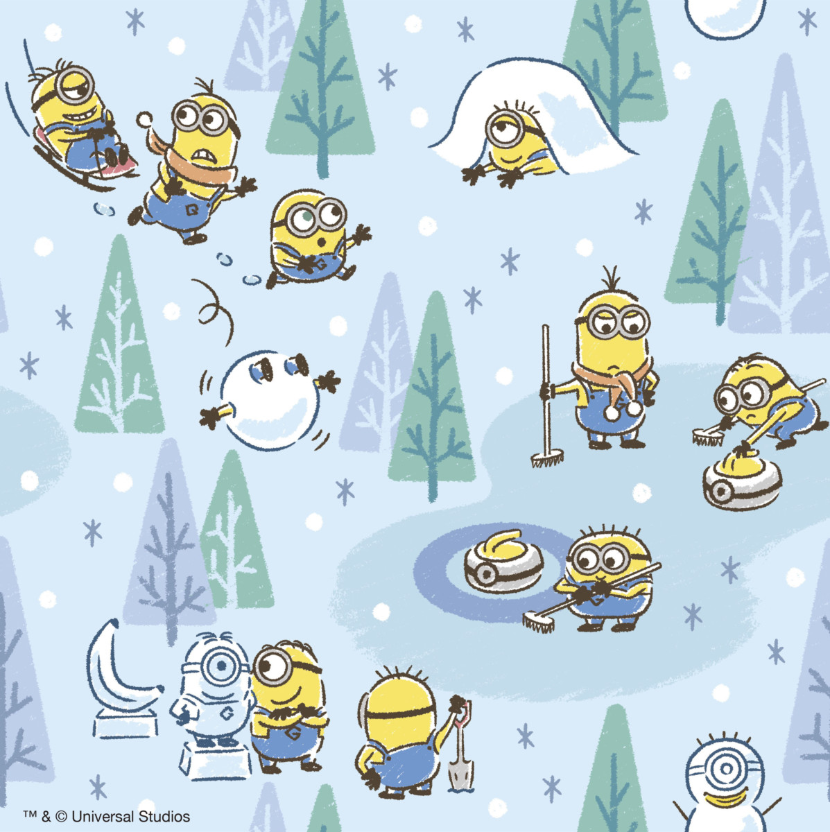 クリスマスや雪遊びがテーマ！ITS'DEMO(イッツデモ) 「ミニオン
