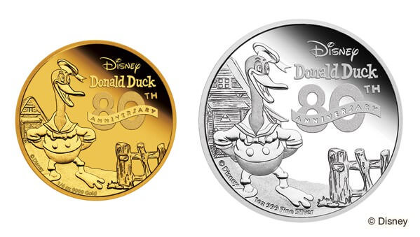 ドナルドダック誕生80周年記念 ディズニー記念コイン発行 Dtimes