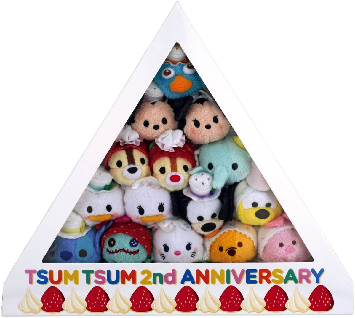 発売2周年アニバーサリーケーキbox Tsum Tsum アルタ限定ツムツムぬいぐるみ第2弾発売 Dtimes