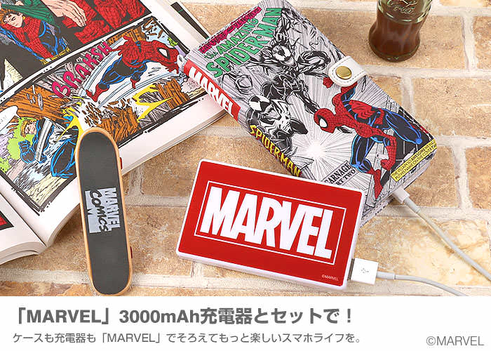 iPhone6s6専用「Marvel Comics ダイアリーケース」 (1)