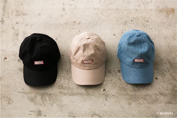 MARVEL ロゴキャップ（RODEO CROWNS） BEG/BLU/BLK　￥2,990+tax