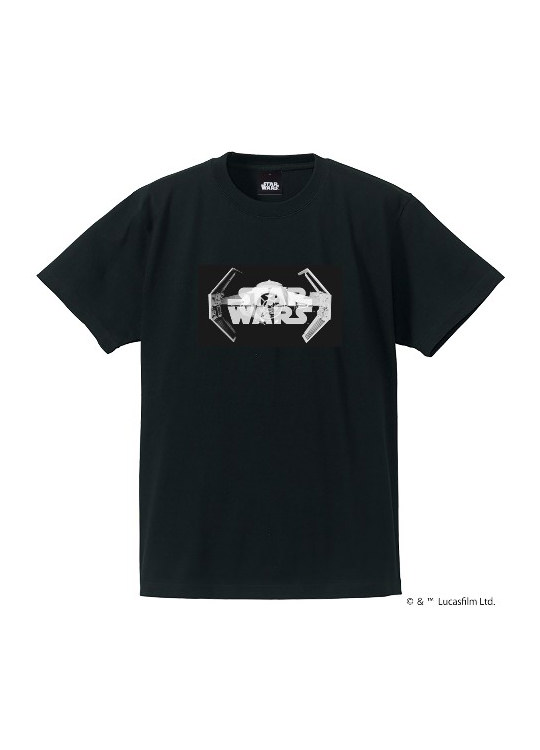 【スター・ウォーズ】 タイファイターロゴ Tシャツ・ブラック