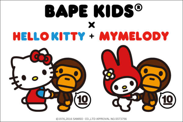 BAPE KIDS® x HELLO KITTY / MY MELODY