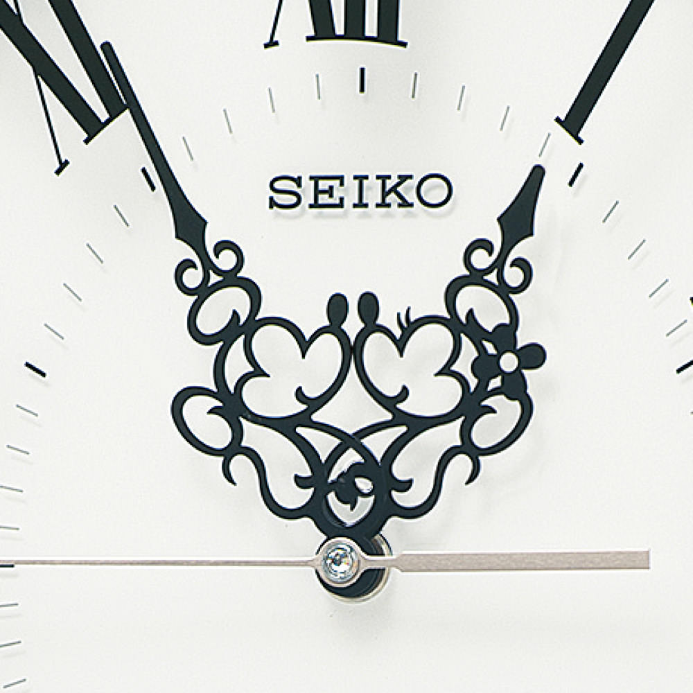 期間限定価格 SEIKOミッキーミニーメロディー付き掛け時計 掛時計/柱時計