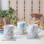 電子レンジ対応カッティングアート柄のマグカップ　イメージ