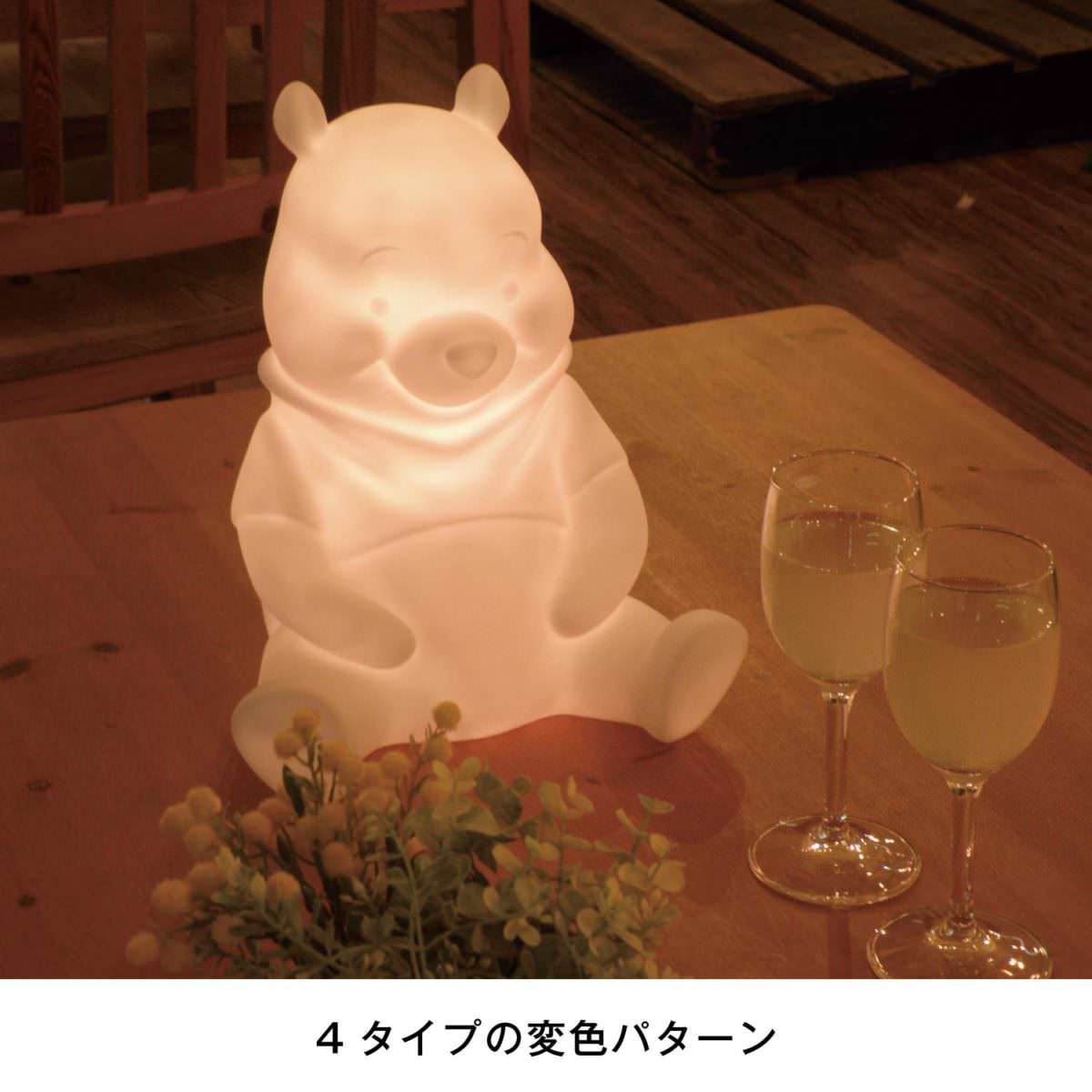 LEDインテリアライト　プーさん　充電式