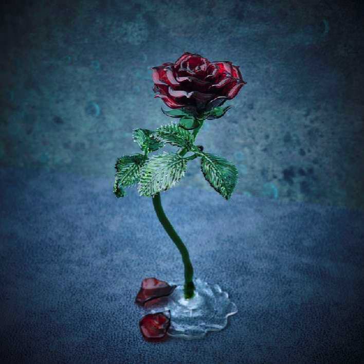 ガラスドーム la rose ラ ローズ 薔薇
