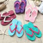 日本製ビーチサンダル かわいい色