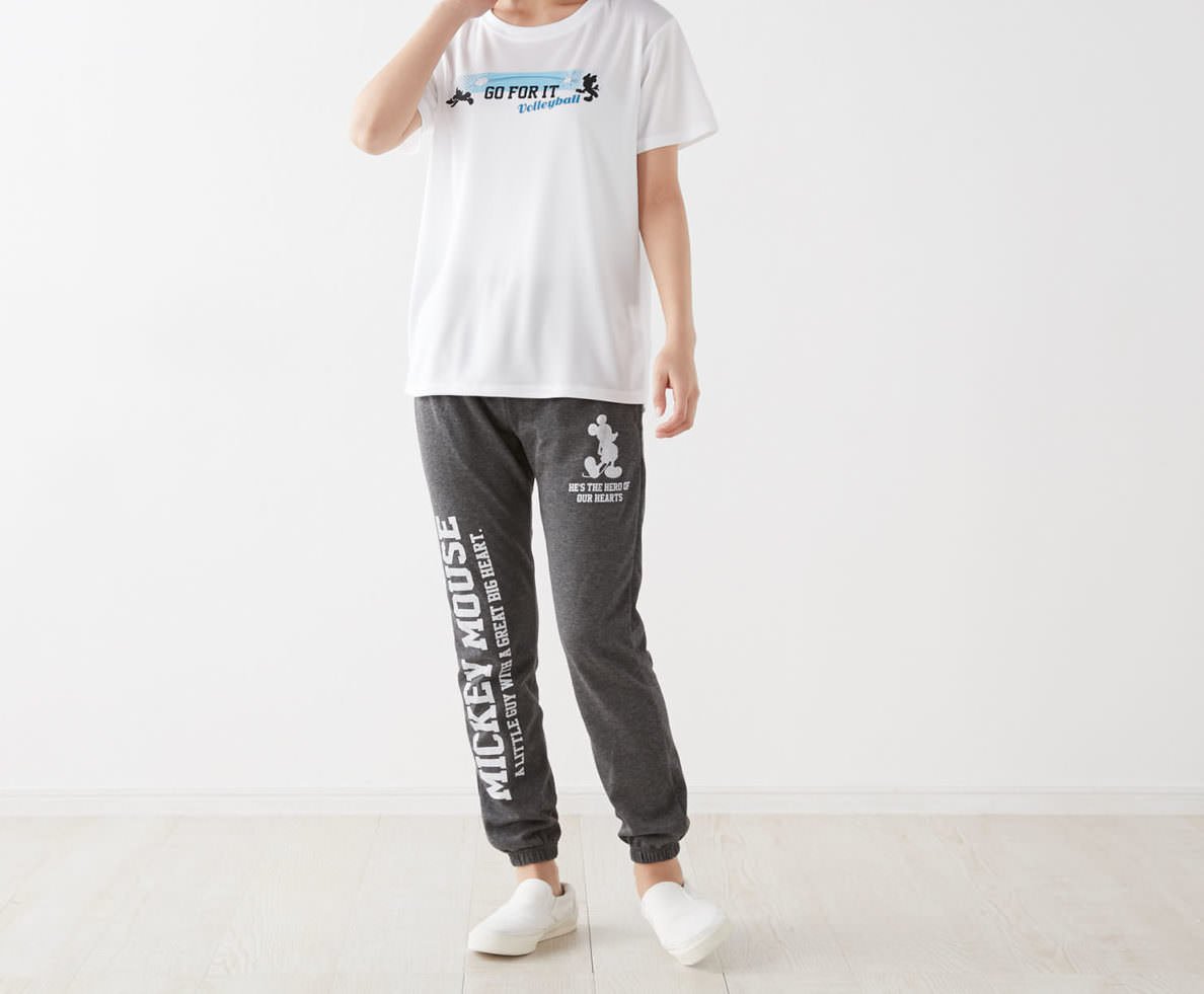 ミッキー＆ミニー　メッシュＴシャツ　着用例