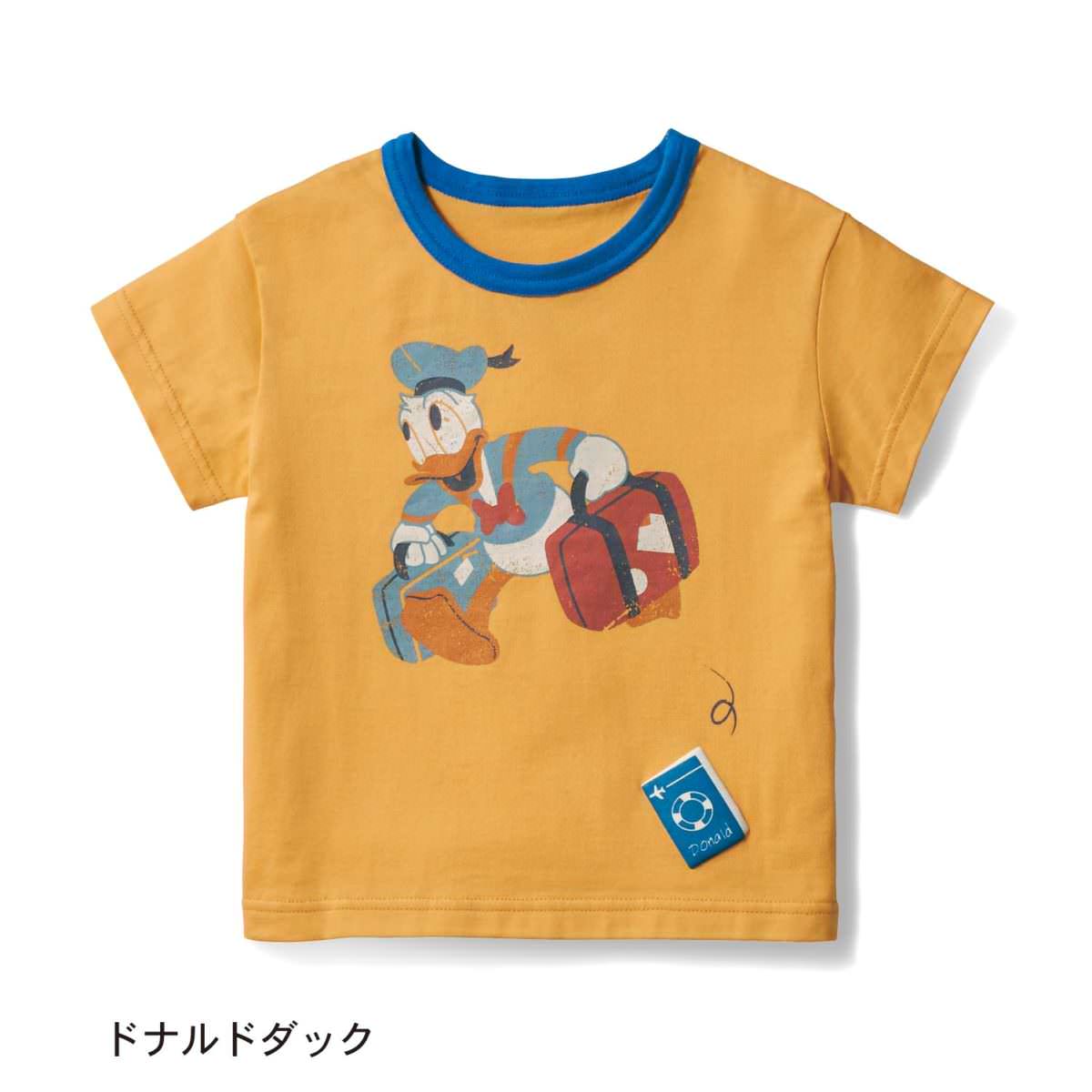 半袖裾ぷくぷくプリントＴシャツ　ドナルド