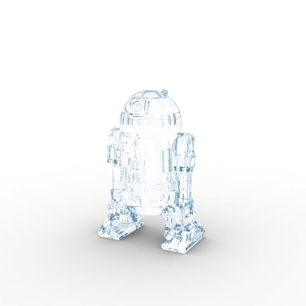 R2 D2型　立体シリコンモールド　氷1
