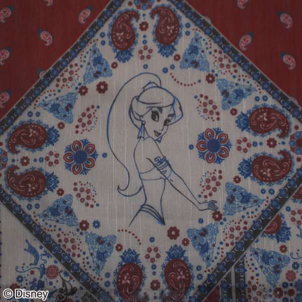 アメリカで購入したディズニー アラジン織物ジャスミン姫ヴィンテージ
