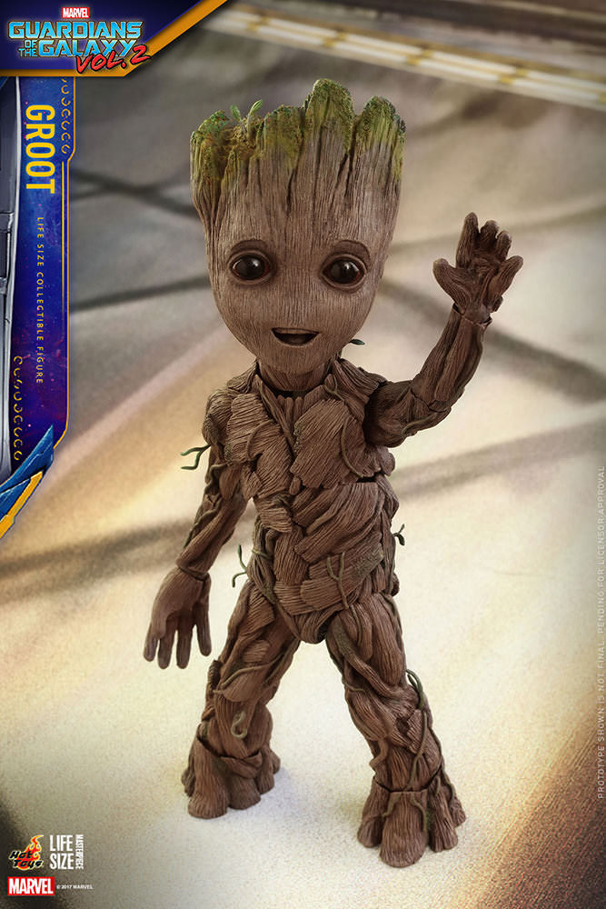 HOT TOYS ホットトイズ Life-Size Masterpiece Baby Groot ライフサイズ・マスターピース ガーディアンオブギャラクシー ベビー・グルート ブラウン