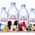 エビアン　ディズニーデザインボトル