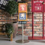 ヴィンテージデザインの信号ソーラーライト