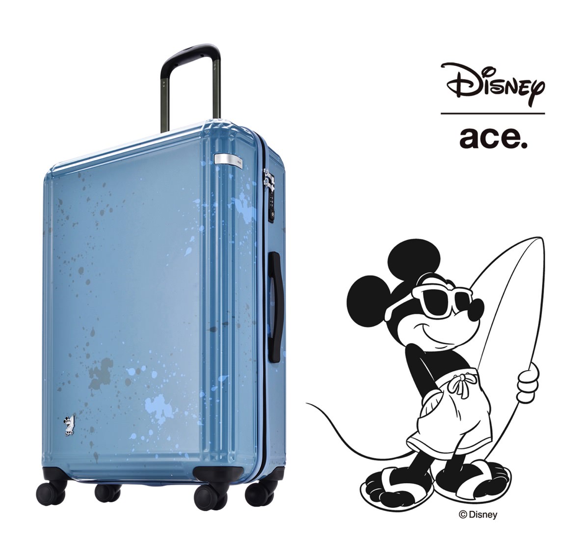 ace. ディズニースーツケース60L - 旅行用バッグ/キャリーバッグ