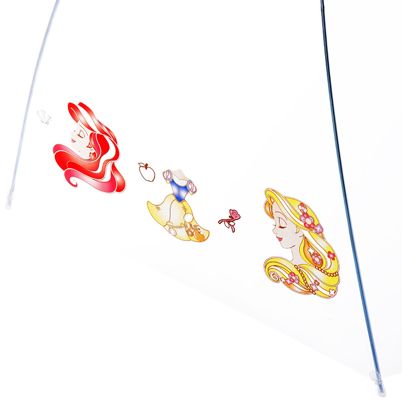 シール・ステッカー 傘用 ディズニープリンセス パーツ　イメージ2