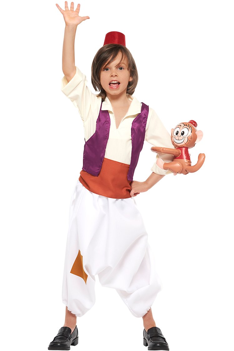 アラジンにはアブーの人形付き ルービーズ ディズニーキャラクター仮装コスチューム アラジン Dtimes