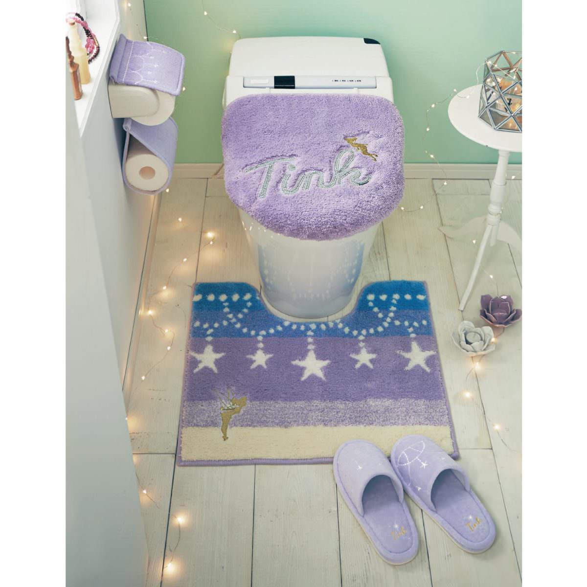 トイレットペーパーホルダーカバー＆スリッパセット