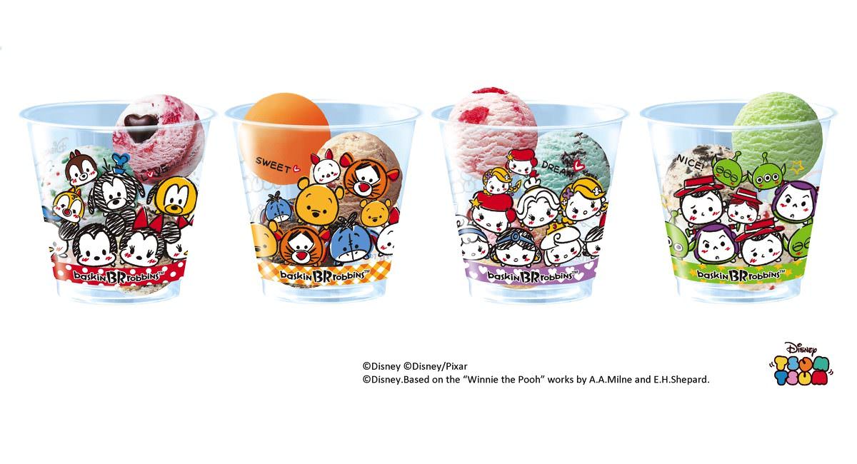 サーティワン アイスクリーム「 ‘TSUM TSUM ́ トリプルポップ」