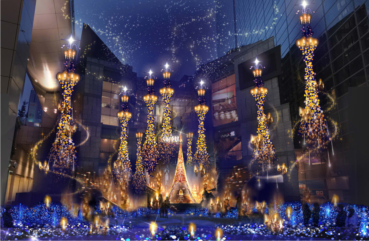 カレッタ汐留「Caretta Illumination 2017 ～真実の愛の物語～」