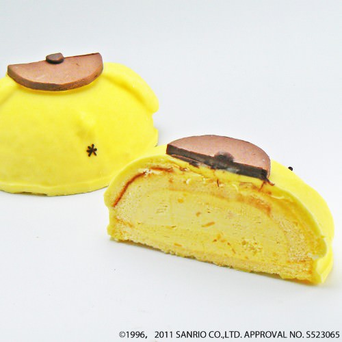 サンリオの人気者がケーキに変身 イエローパンプキン ポムポムプリン ドームケーキ Dtimes