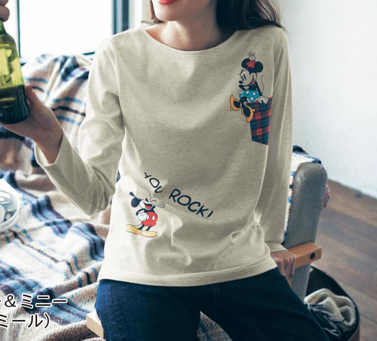 プリント長袖Ｔシャツ