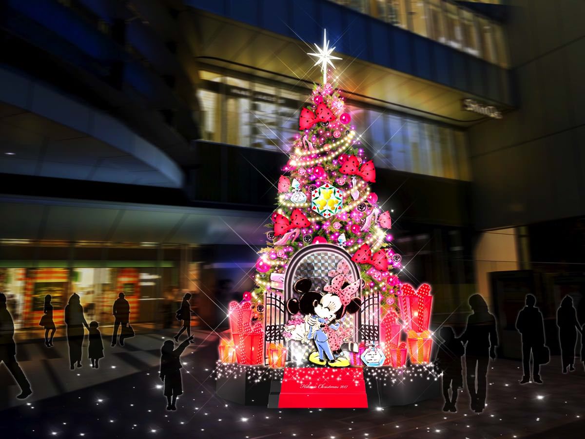ミッキー ミニーのクリスマスツリー登場 渋谷ヒカリエ Shibuya Hikarie Christmas 17 Wonderland Dtimes