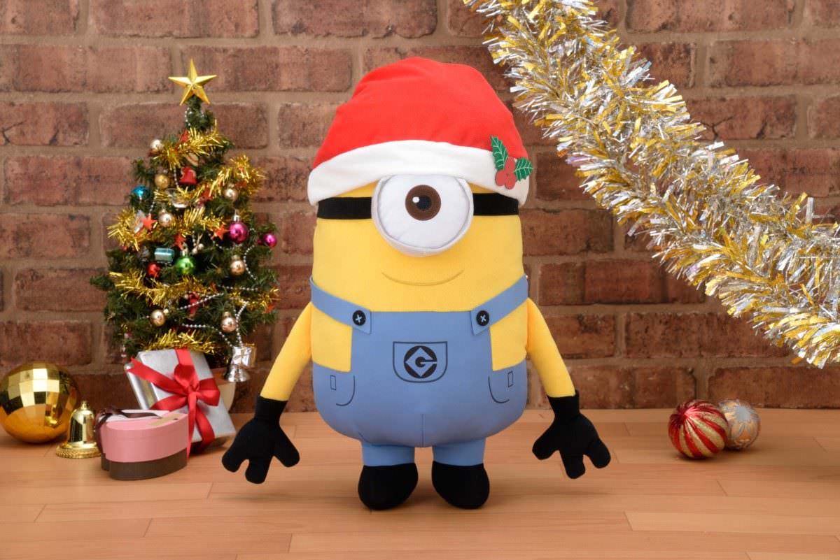 ミニオンメイド　スチュアート　メガジャンボクリスマスぬいぐるみ