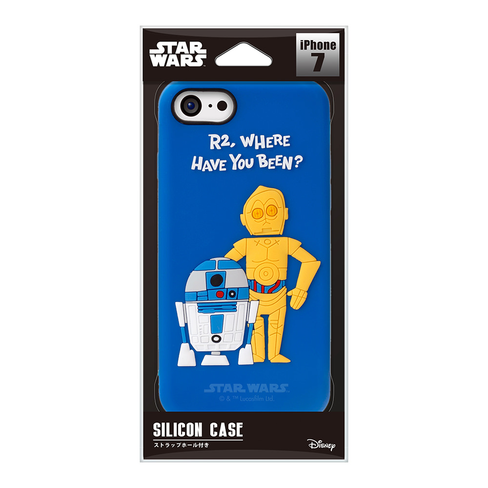 STARWARS / iPhone 7用 シリコンケース / C-3PO&R2-D2 02