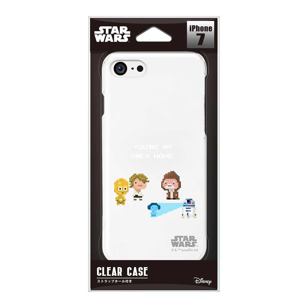 STARWARS / iPhone 7用 クリアケース 8-Bit/C 02