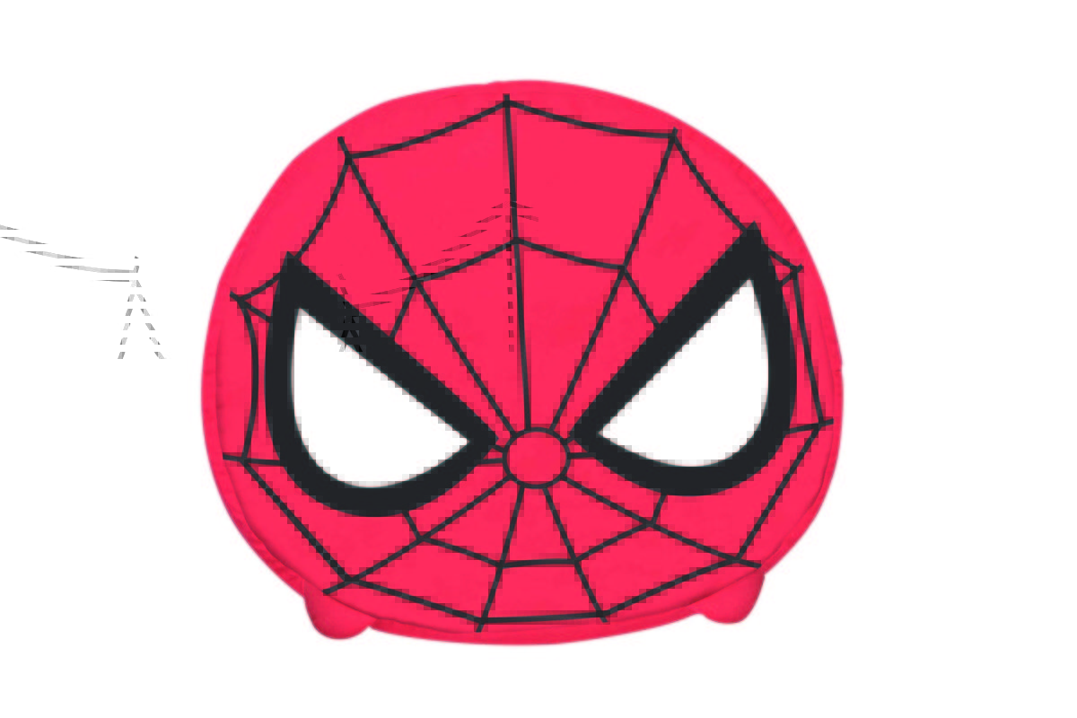 “マーベル ツムツム”　スパイダーマン　プレミアムめっちゃおっきいもっちりクッション_01