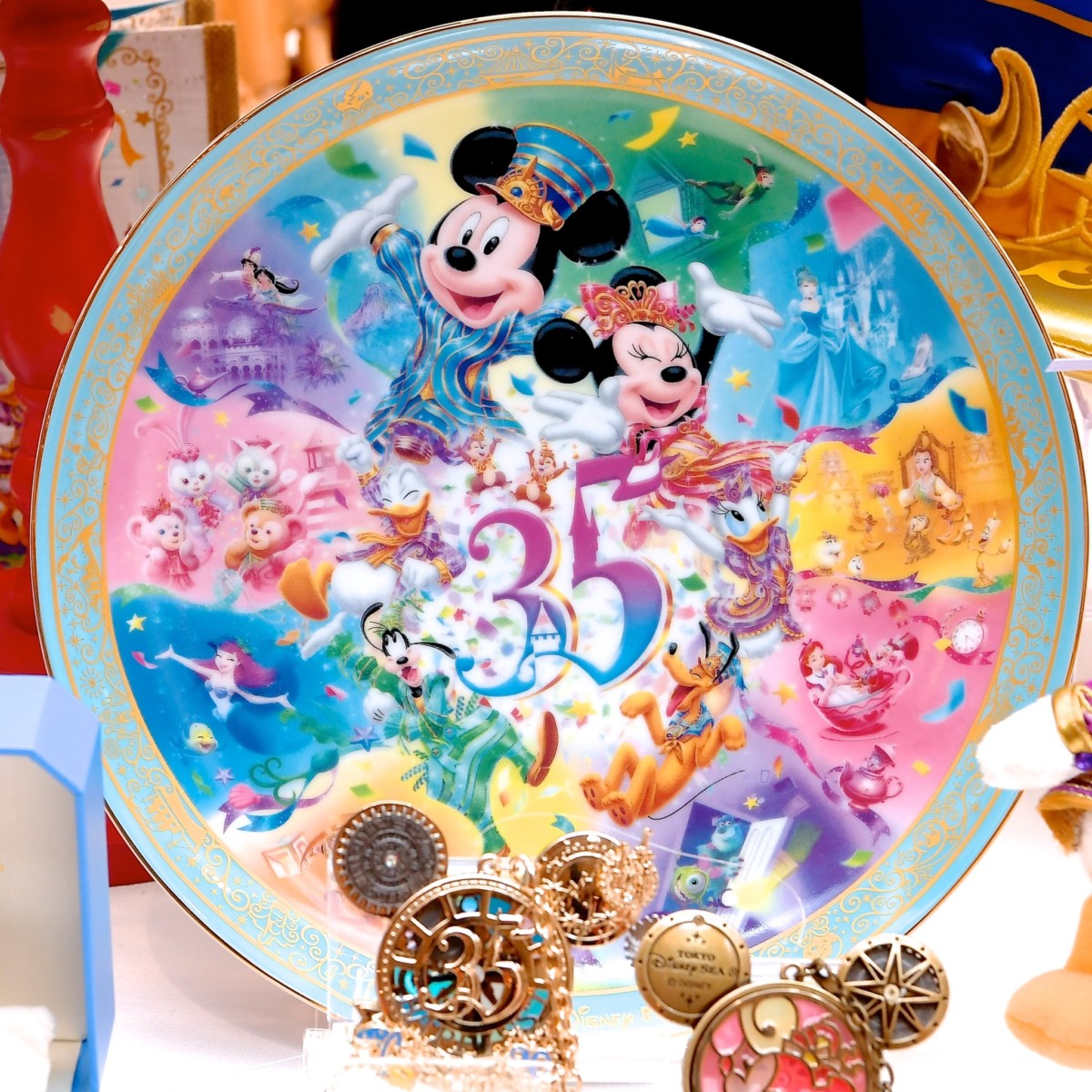 東京ディズニーリゾート35周年記念腕時計ペアセット バラ販売可能-