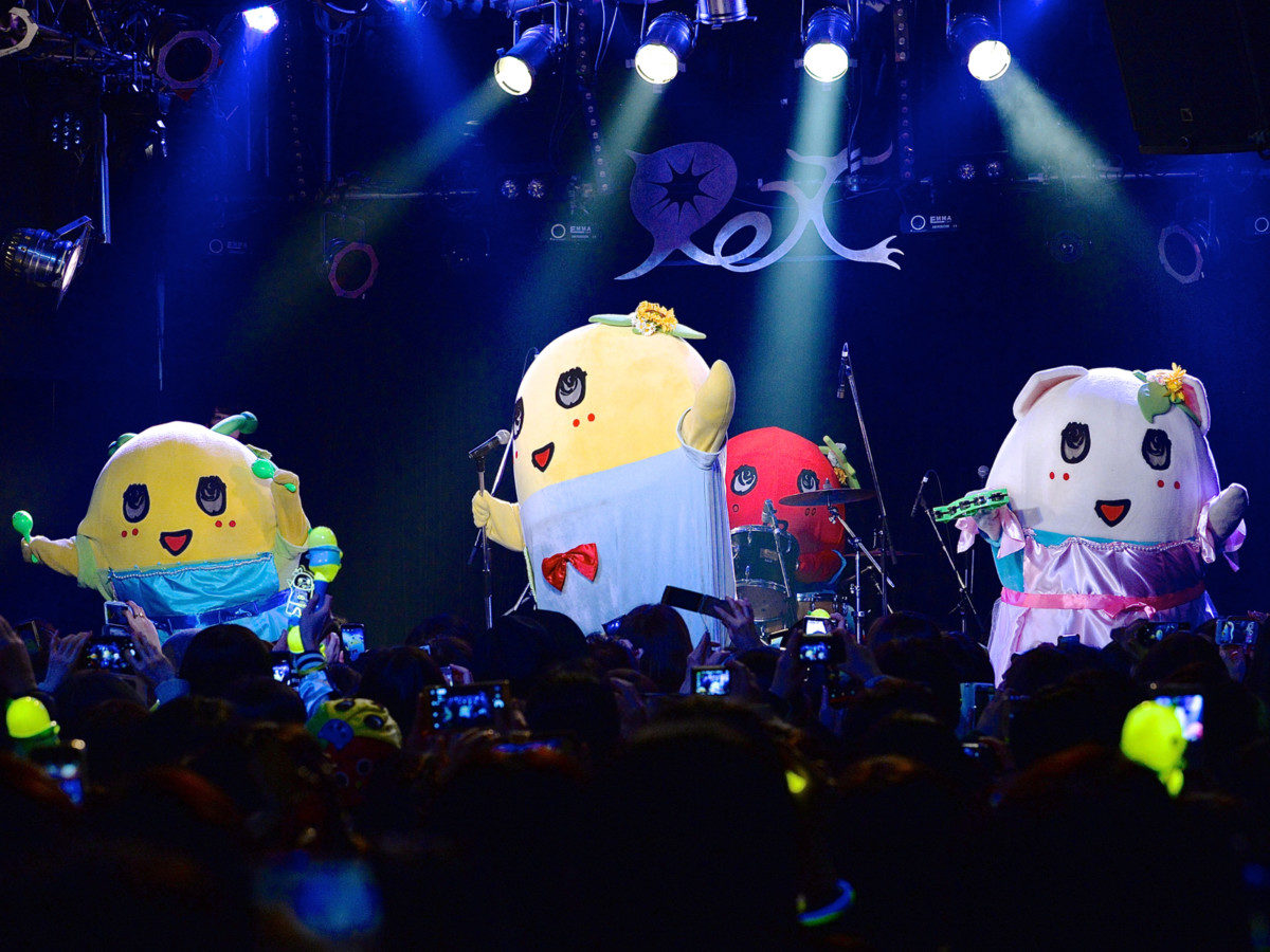 「ふなっしーLAND Select HARAJUKU」2周年記念イベント　ミニライブ