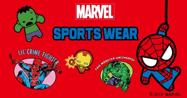 デフォルメタッチのアイアンマンやスパイダーマン スーパースポーツゼビオ Marvel デザイン バスケットボールウェア Dtimes