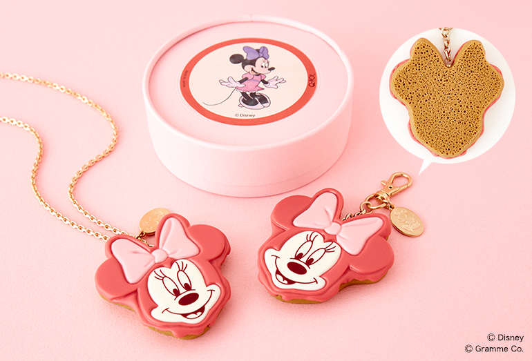 ピンクの可愛いスイーツモチーフアクセサリー Q Pot ディズニーデザイン ミニーマウス ストロベリーケーキ Dtimes