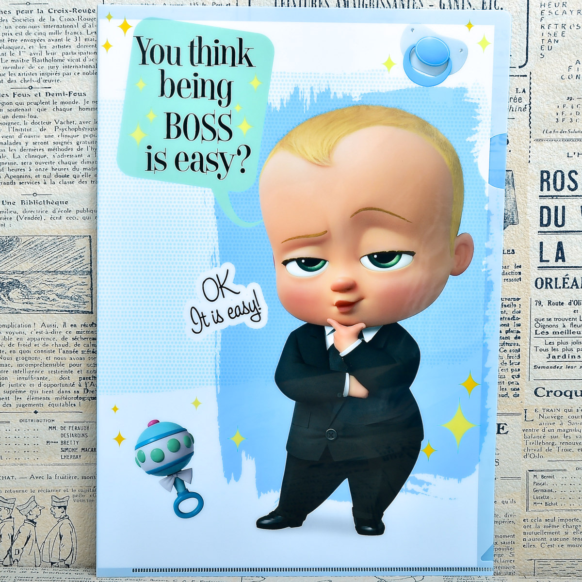 THE BOSS BABY(ボス・ベイビー) クリアファイル
