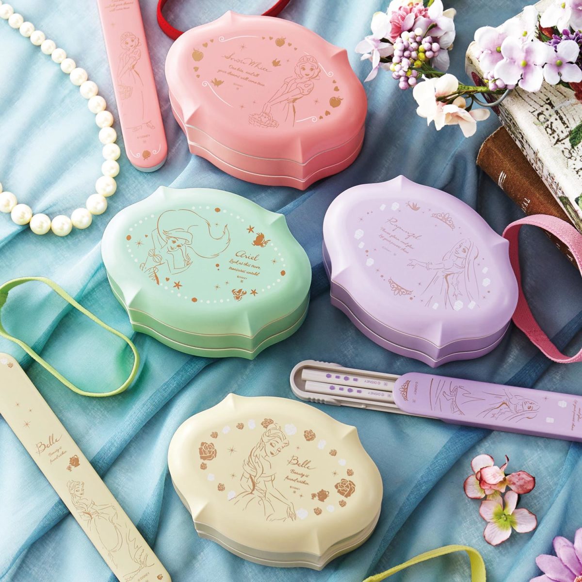 パステルカラーのお弁当箱 ジュエリーランチボックス